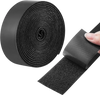 VEVOR 15 ft x 2 in Hook Loop Tape and 16.4 ft x 0.94 in Double-Side Strips,  Nylon Self Adhesive Heavy Duty Strips Roll,  Sticky Back Fastener Rolls for Home Office School and Crafting, Black + Red