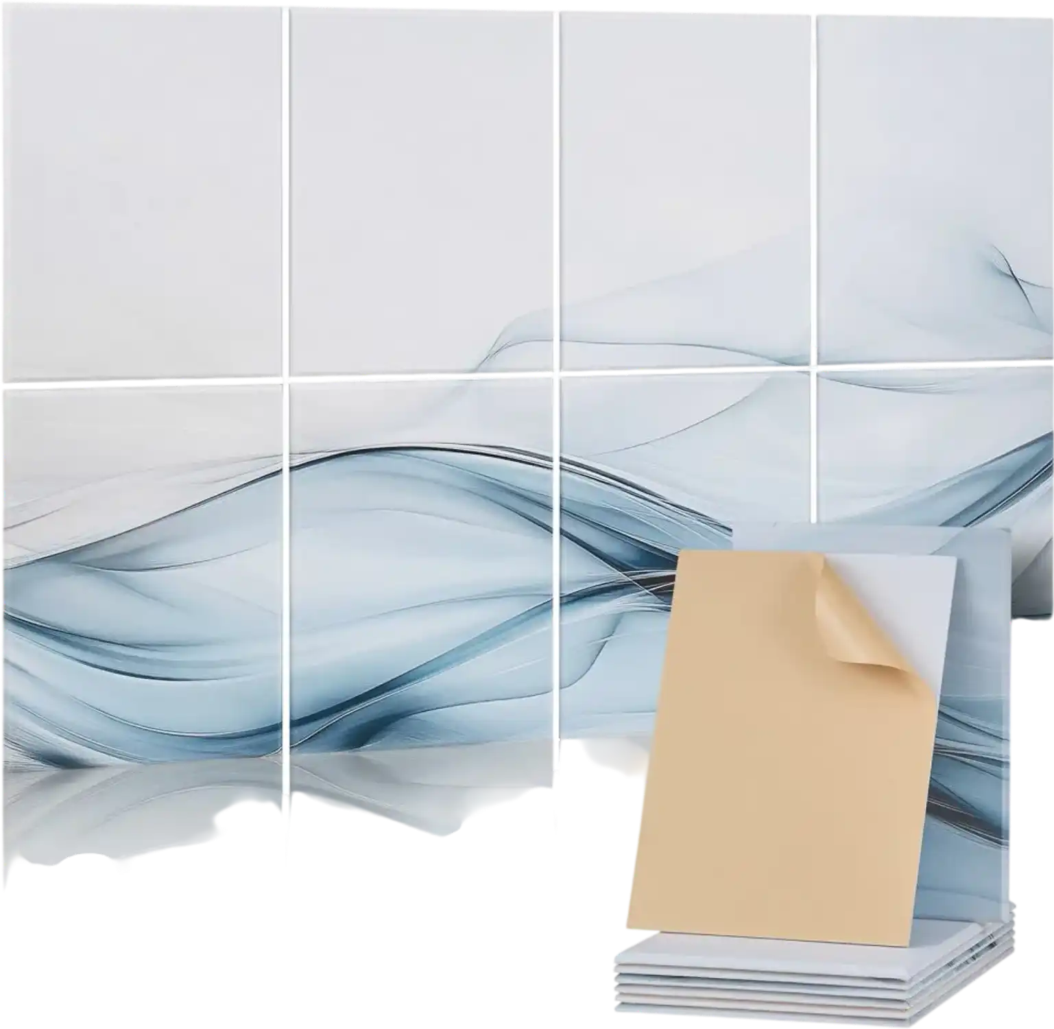 Vevor Acoustic Panels 8-Pack Self-Adhesive Soundproof Wall Tiles New