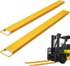 VEVOR Pallet Fork Extensions, 72" Length 5.5" Width, Heavy Duty Carbon Steel Fork Extensions for Forklifts, 1 Pair Forklift Extensions, Industrial Forklift Fork Attachments for Forklift Truck, Yellow