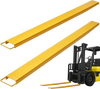 VEVOR Pallet Fork Extensions, 84" Length 5.5" Width, Heavy Duty Carbon Steel Fork Extensions for Forklifts, 1 Pair Forklift Extensions, Industrial Forklift Fork Attachments for Forklift Truck, Yellow