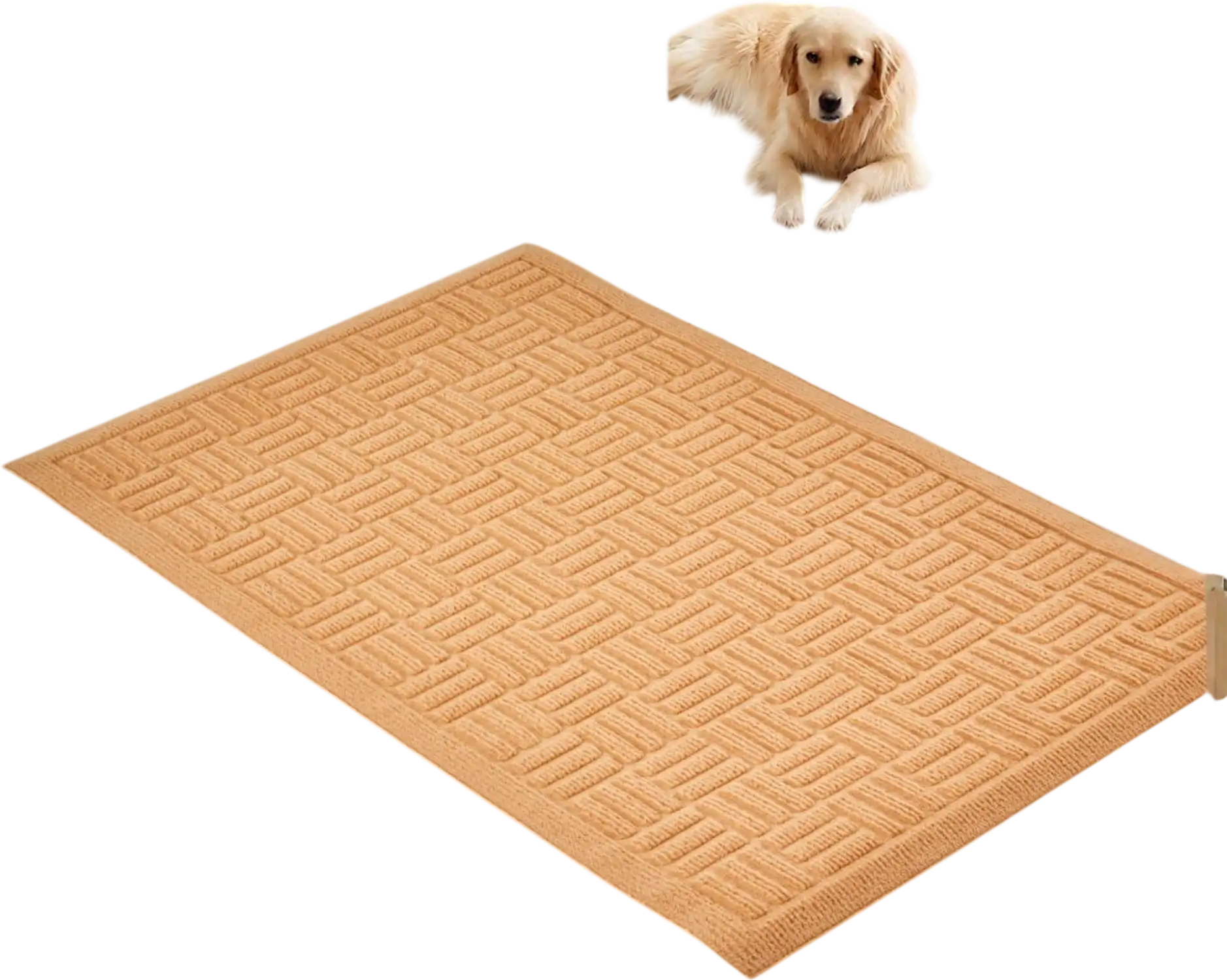 Vevor Door Mat Front Door Non-Slip Dirt-Resistant Absorbent Beige 29.53 x 17.72