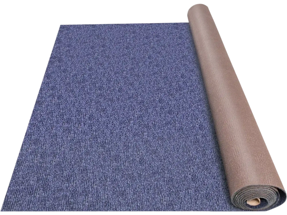 VEVOR Deep Blue Marine Carpet 6 ft x 18 ft Marine Carpeting Marine Grade Carpet for Boats with Waterproof Back Outdoor Rug for Patio Porch Deck Garage Outdoor Area Rug Runner Anti-Slide Porch Rug