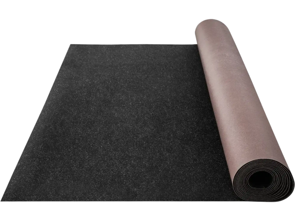 VEVOR Marine Carpet, 6 x 30 ft Boat Carpeting, Charcoal Black Marine Grade Boat Carpet, Indoor/Outdoor Marine Carpeting with Water-proof TPR Backing, Water-proof Carpet Roll for Home, Patio, Porch, De