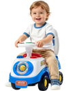 VEVOR Ride On Push Car for Toddlers Ages 19+ Months Sit-to-Stand Ride Toy, Kids Ride On Car for Boys & Girls, Music Steering Wheel, Horn, Under-Seat Storage, Detachable Back, Indoor & Outdoor Play