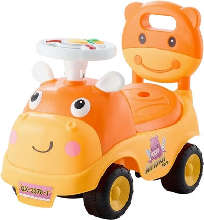 Vevor Push Car Toddler Ride-On Foot-to-Floor Walker with Horn & Music New