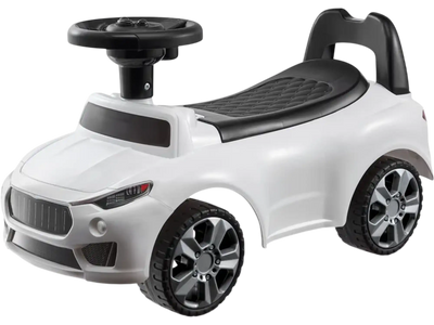 Vevor Ride-On Car Toddler Push Car with Music Steering Wheel and Under-Seat Storage White New