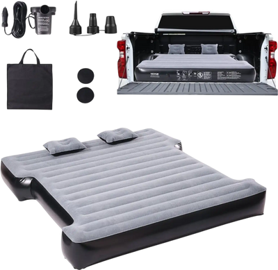 Vevor Air Mattress Truck Bed Camping Mattress for 5.5-5.8' Full Size Short Truck Beds with 12V Pump, 2 Pillows & Carry Bag New