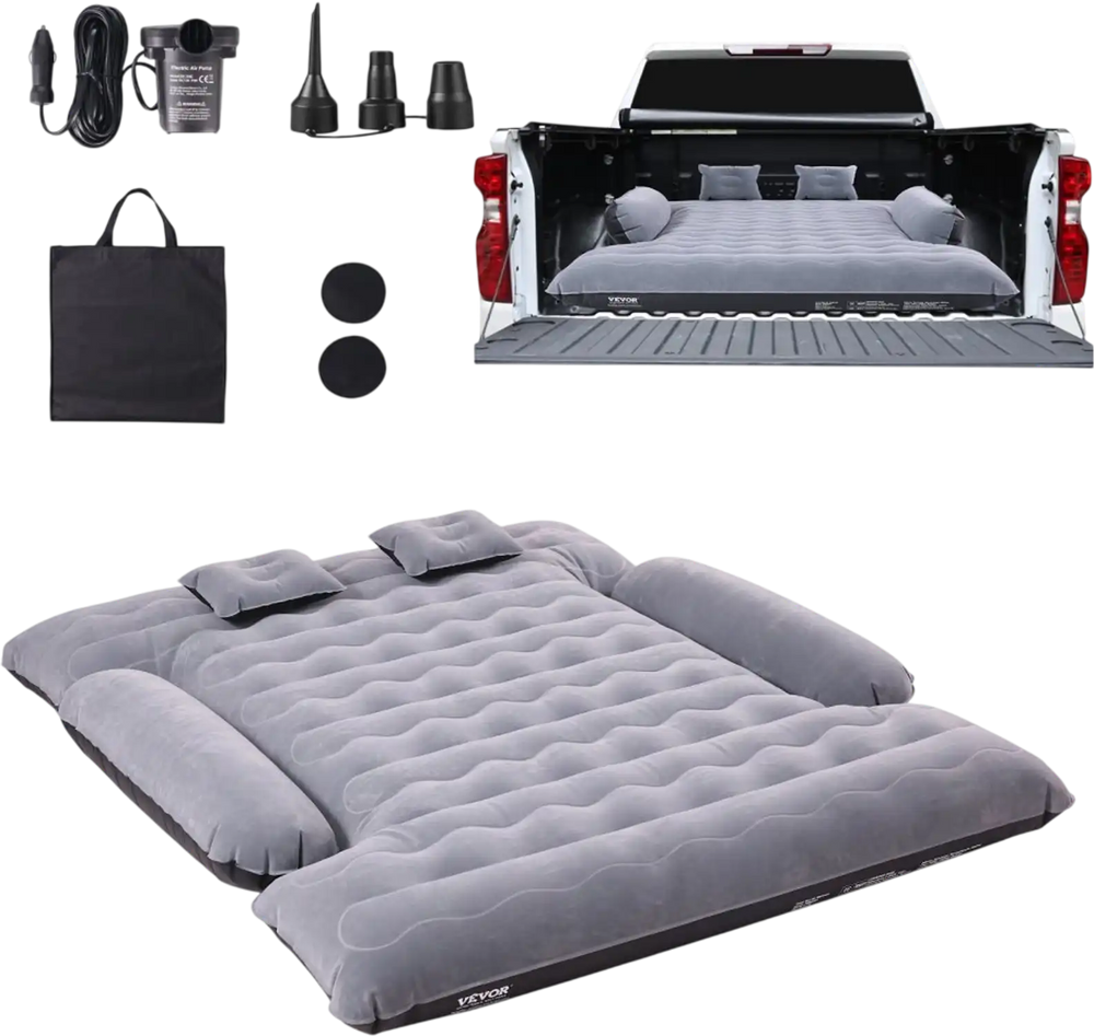 Vevor Truck Bed Air Mattress 6-6.5' Full Size with Pump New