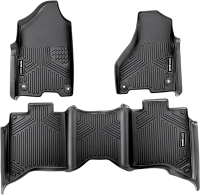 Vevor Floor Mats Custom Fit Truck Liners for Dodge Ram 1500 2500 3500 1500 Classic Crew Cab Black New