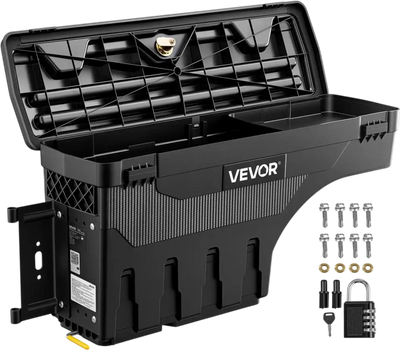 Vevor Truck Bed Storage Box 6.6 Gal Driver Side Left for 2019-2023 Dodge Ram 1500 New
