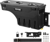 VEVOR Truck Bed Storage Box, Lockable Lid, Waterproof ABS Wheel Well Tool Box 6.6 Gal/20 L with Password Padlock, Compatible with Dodge Ram 1500 2019-2021, Passenger Side, Black