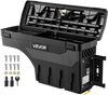 VEVOR Truck Bed Storage Box, 6.6 Gal/25L Waterproof ABS Wheel Well Tool Box, Anti-Theft Lock, Compatible with 2020-2025 Chevy/GMC Silverado/Sierra 2500/3500HD, Passenger Side Right (Drilling Required)