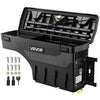 VEVOR Truck Bed Storage Box, 6.6 Gal/25L Waterproof ABS Wheel Well Toolbox, Anti-Theft Lock, Compatible with 2019-2021 Chevrolet Silverado 1500/GMC Sierra 1500, Passenger Side Right (Drilling Require)