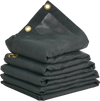 VEVOR Dump Truck Mesh Tarp, 7 x 22 ft, PVC Coated Black Heavy Duty Cover with 5.5" 18oz Double Pocket, Brass Grommets, Reinforced Double Needle Stitch Webbing Fits Manual or Electric Dump Truck System