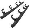 VEVOR Running Boards, 3 Inches Side Steps Compatible with 2019-2025 Chevy GMC 1500/2500HD/3500HD Crew Cab, Black Carbon Steel Nerf Bars, 550 lbs Load Capacity, Non-Slip Surface with Rustproof Coating