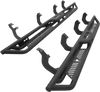 VEVOR Running Boards, 6 Inches Side Steps Compatible with 2022-2025 Toyota Tundra CrewMax Cab, Black Carbon Steel Nerf Bars, 550 lbs Load Capacity, Wide Non-Slip Hollow Surface with Rustproof Coating