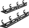 VEVOR Running Boards, 6 Inches Side Steps Compatible with 2019-2025 Chevy Silverado/GMC Sierra 1500 Crew Cab, 2020-2025 Chevy Silverado/GMC Sierra 2500HD 3500HD Crew Cab, Black Carbon Steel Nerf Bars