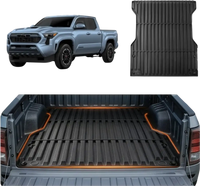 VEVOR Truck Bed Mat, TPE, Compatible with 2024-2026 Toyota Tacoma Bed, Heavy Duty Custom Fit, All Weather Protection Pickup Car Cargo Trunk Liner Replacement, for 2024-2026 Toyota Tacoma Accessories