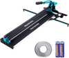 VEVOR Manual Tile Cutter, 40 inch, Porcelain Ceramic Tile Cutter with Tungsten Carbide Cutting Wheel, Infrared Positioning, Anti-Skid Feet, Durable Rails for professional installers or beginners