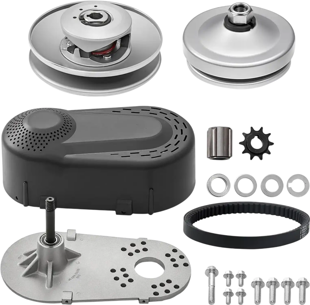 VEVOR Drive Clutch, 2-8HP Engine, 2000 RPM High-Strength Drive Clutch with Asymmetric Designed Wheels & Robust Rubber Belt, Sturdy & Durable Clutch with Full Accessories, Fit for Various Engines