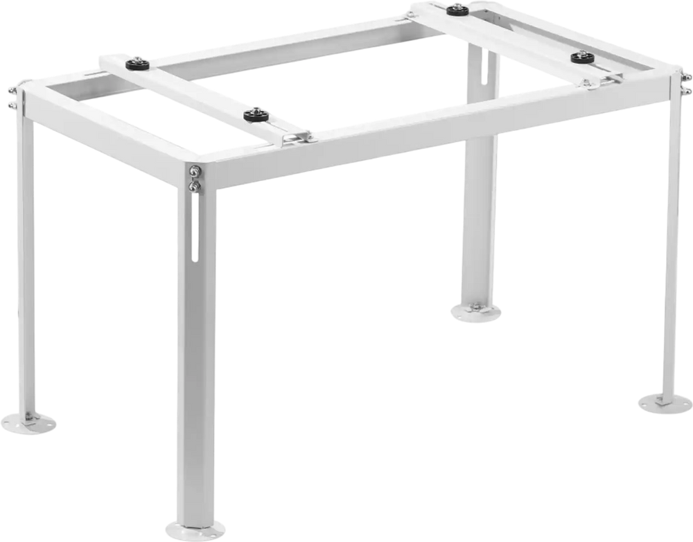 VEVOR Mini Split Ground Stand, Adjustable Anti-Vibration Mini Split Stand for 9000-36000 BTU Ductless Air Conditioner Heat Pump, Heavy Duty AC Base Bracket Floor Mount w/ 661LBS Max. Load Capacity