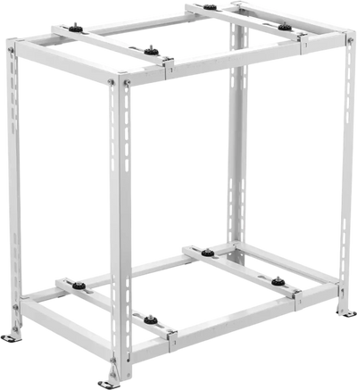 VEVOR Mini Split Ground Stand, Anti-Vibration Mini Split Stand for 9000-18000 BTU Ductless Air Conditioner Heat Pump, Heavy Duty AC Base Bracket Floor Mount w/ 551LBS Max. Load,Dual Levels