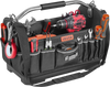VEVOR Tool Bag, 16.1 Inch, 33-Pocket Open Top Tool Tote, Portable Electrical Maintenance Toolbox Organizer Storage with Hard Plastic Base, Adjustable Shoulder Strap, for Professionals DIY & Jobsite