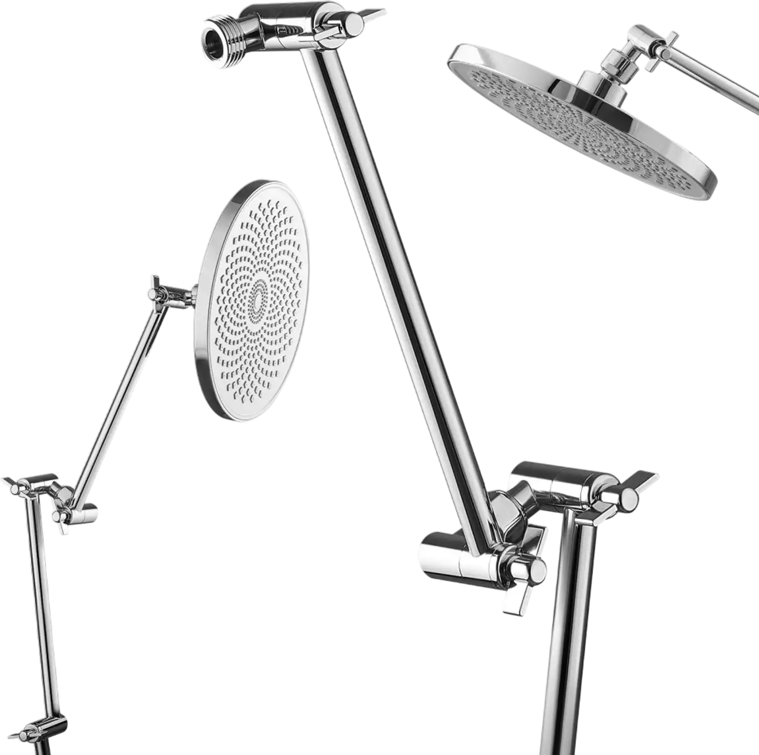Vevor Shower Head Extension Arm Adjustable 16