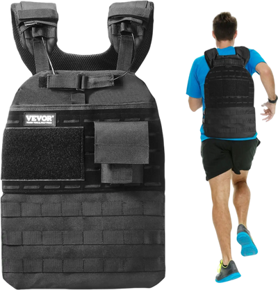 Vevor Weighted Vest 40 lbs Adjustable Fitness Training Vest New