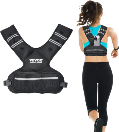 Vevor Weighted Vest Adjustable 20-32 lbs Training Vest New