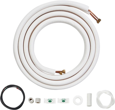 Vevor Mini Split Line Set 16' Copper Pipes Tubing with Triple-Layer Insulation New