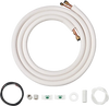 VEVOR 16FT Mini Split Line Set, 3/8" & 5/8" O.D Copper Pipes Tubing and Triple-Layer Insulation, for Air Conditioning or Heating Pump Equipment & HVAC with Rich Accessories (18ft Connection Cable)