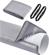 VEVOR Air Conditioner Hose Cover Wrap, Portable AC Hose Duct Vent Cover Sleeve, Insulation Sleeve for 5 & 5.9" Diameter Exhaust Hoses Tube, Easy Installation with 2 Adjustable Buckle Straps, Gray