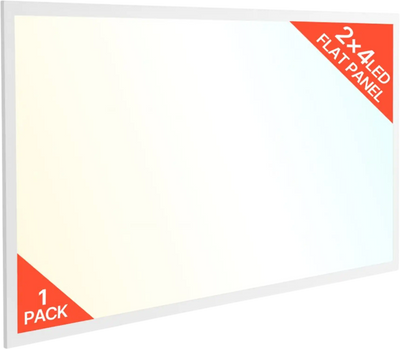Vevor LED Flat Panel Light 2' x 4' Dimmable Drop Ceiling Fixture New