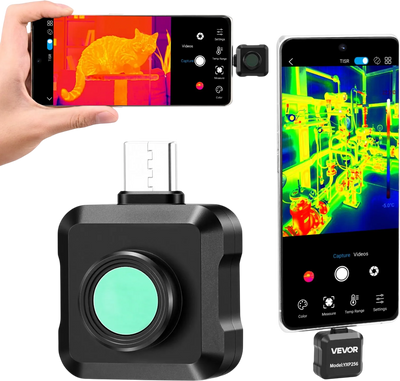 Vevor Thermal Imaging Camera for Android 512 x 384 TISR Super Resolution New