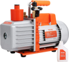 VEVOR 1/3 HP 2 Stage Rotary Vane Vacuum Pump, 5 CFM, 120V Air Conditioning Vacuum Pump, 1/4" SAE Male 3/8" SAE Male 1/2" ACME Male Inlet, for HVAC Repair, Refrigeration Maintenance, Resin Degassing