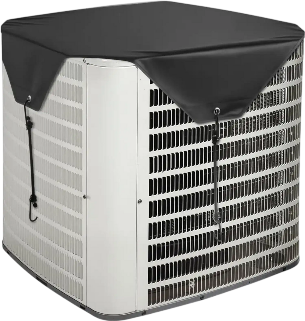 VEVOR Air Conditioner Cover for Outside Units, 28 x 28 inch Central AC Cover for Air Conditioning Unit, Top Universal Mesh Defender Rainproof Easy Install for Outdoor Outside All Seasons, Black