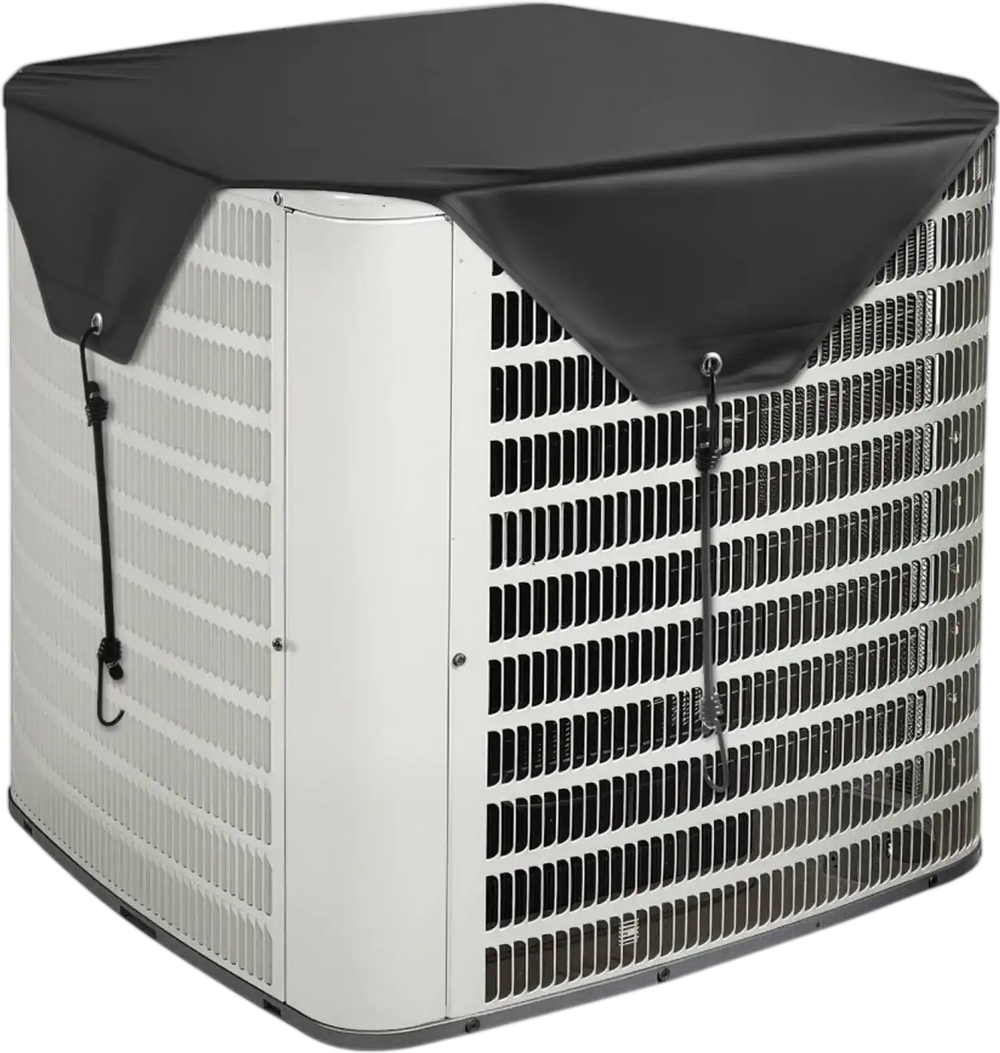 VEVOR Air Conditioner Cover for Outside Units, 32 x 32 inch Central AC Cover for Air Conditioning Unit, Top Universal Mesh Defender Rainproof Easy Install for Outdoor Outside All Seasons, Black