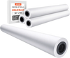 VEVOR Wide Format Paper, 36 in x 150 ft Plotter Paper, 4 Rolls CAD Bond Rolls with 2 in Core, 20 LB Bond Paper Rolls, Idea for CAD Drawings, Engineering Plans, GIS Maps & Architectural Designs