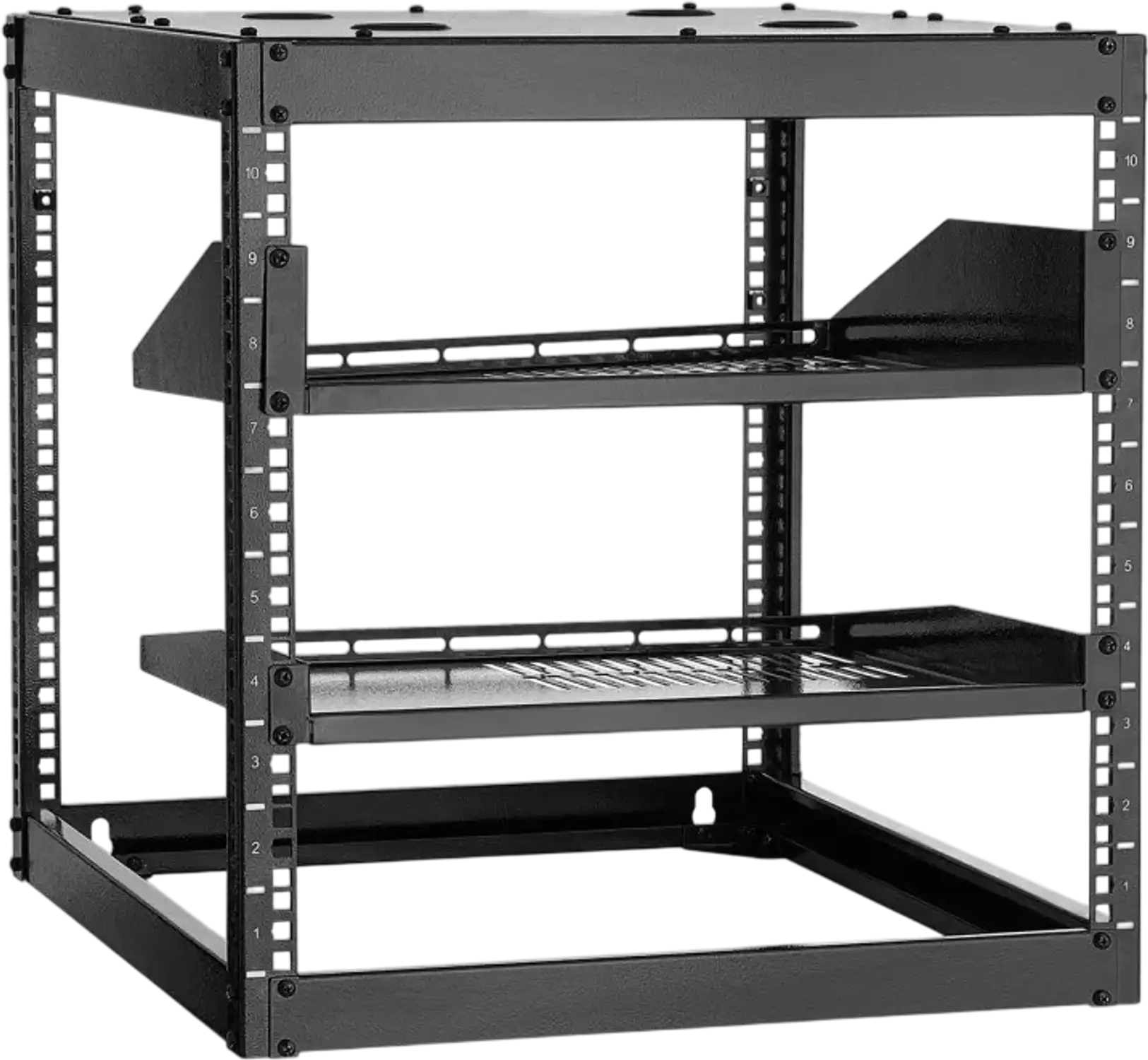 Vevor Server Rack 10U Open Frame Wall Mounted or Floor Standing 23
