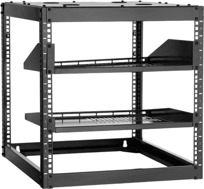 Vevor Server Rack 10U Open Frame Wall Mounted or Floor Standing 23