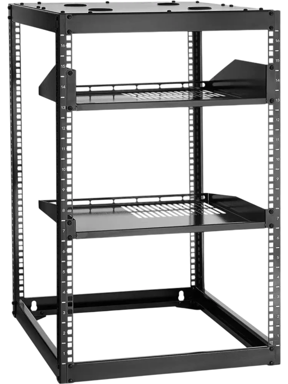 Vevor Server Rack 16U Open Frame Network Rack with 23