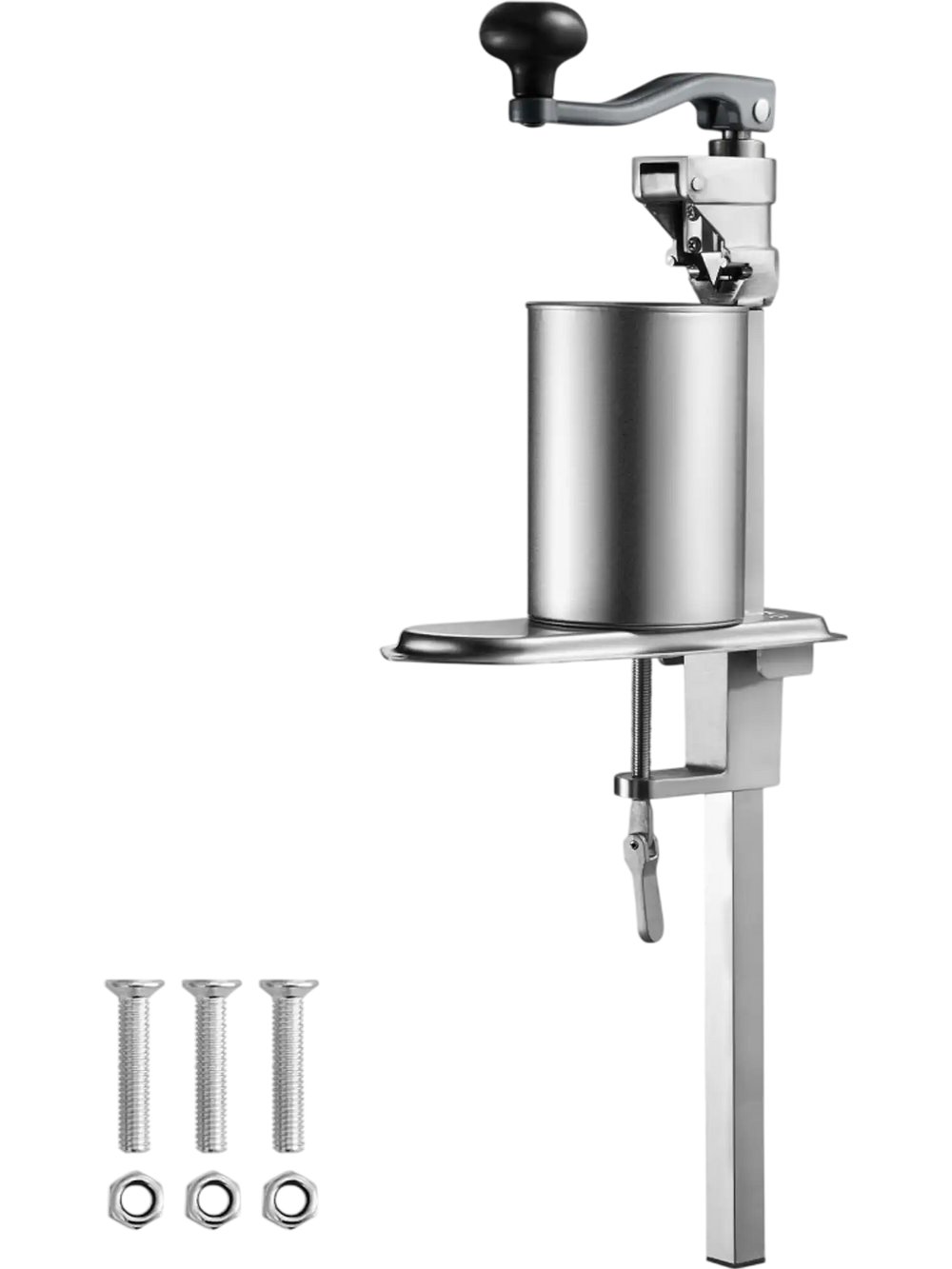 VEVOR Manual Can Opener, Commercial Table Clamp Opener for Large Cans, Heavy Duty Can Opener with Base, Adjustable Height Industrial Jar Opener For Cans Up to 11.8" Tall, for Restaurant Hotel Home Bar