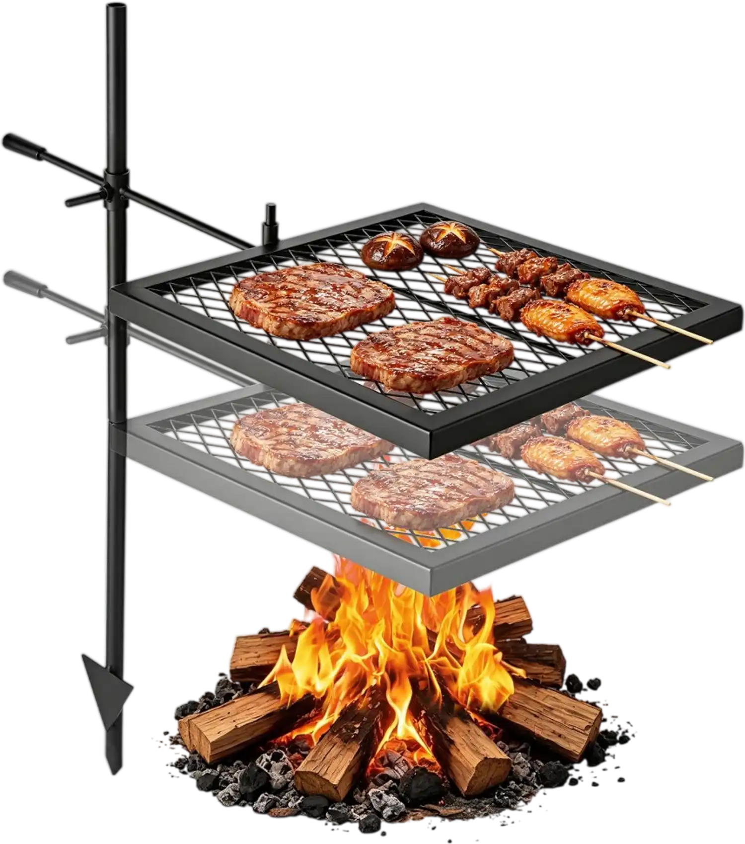 Vevor Campfire Grill Heavy Duty Swivel 16