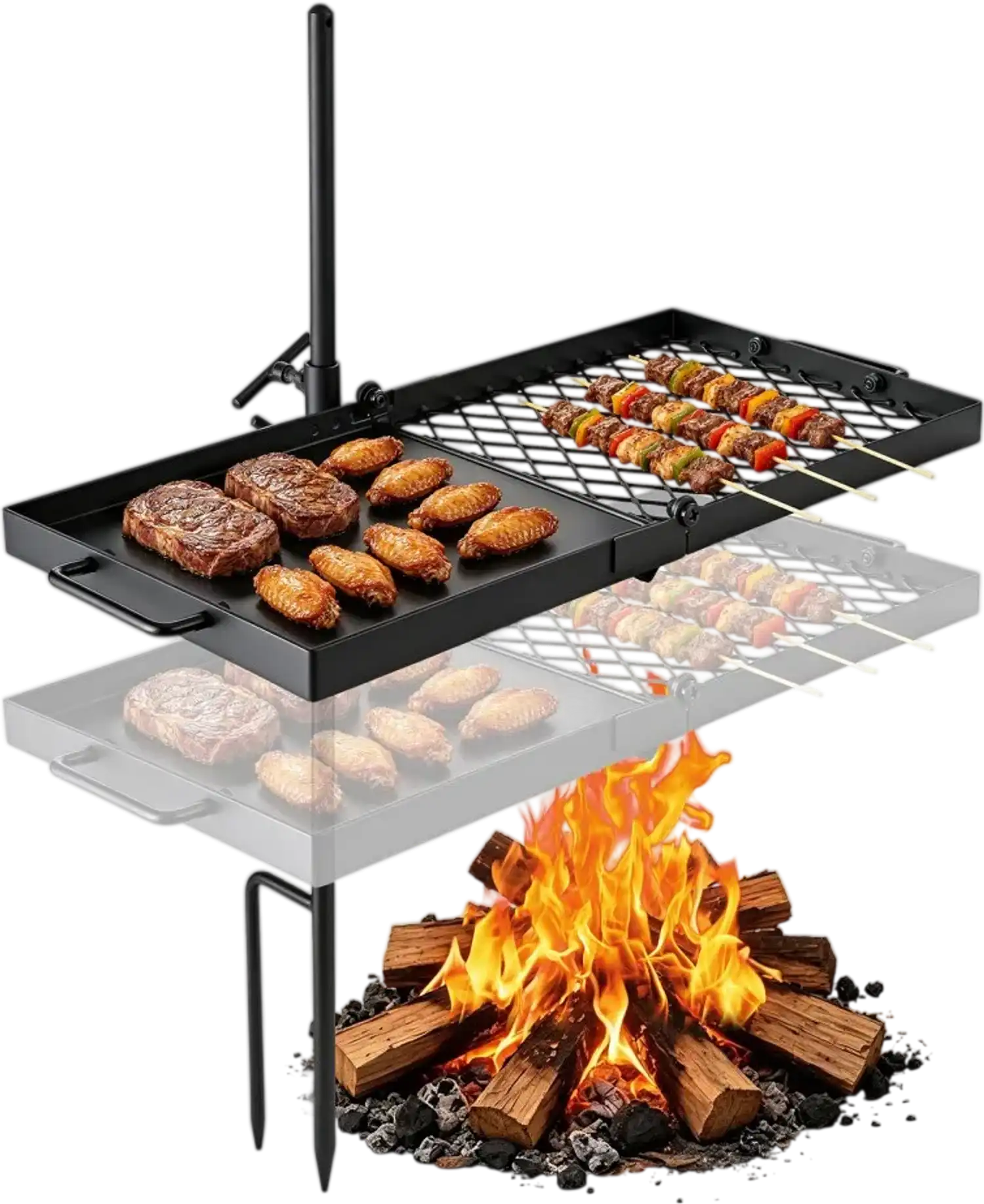 Vevor Campfire Grill Heavy Duty Swivel 24