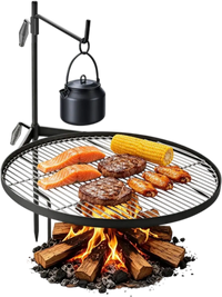 VEVOR Heavy Duty Swivel Campfire Grill, 24.4