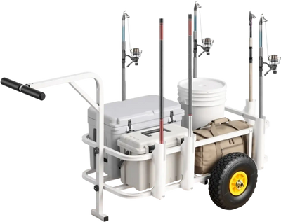 Vevor Fishing Cart Beach Wagon with 11