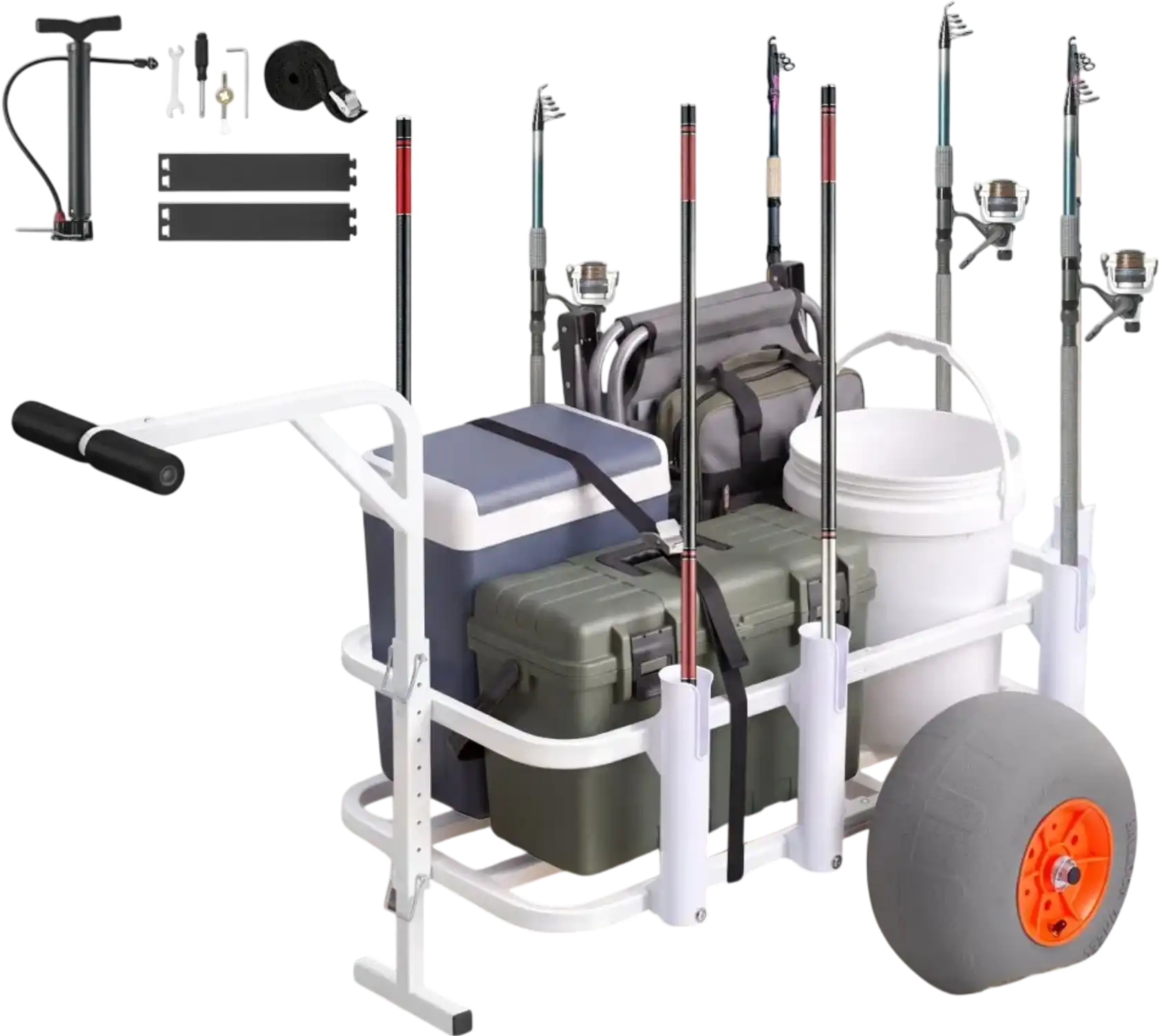 Vevor Fishing Cart Beach Wagon with 13