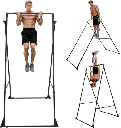 VEVOR Yoga Stand Frame, Max 440.9 lbs Load Swing Stand, Triangular Structure Yoga Aerial Rig, Aerial Silk Stands with EVA Foam, 4-Level Horizontal & 6-Level Vertical Adjustment, Multi-Functional
