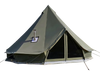 VEVOR Canvas Bell Tent, 4 Seasons 9.84 ft Yurt Tent for Camping with Stove Jack, Canvas Breathable Holds up to 3 People with Zipped Detachable Floor, for Family Camping Glamping Outdoor Hunting Party